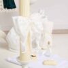 Lumanare De Botez Botez Fete Borangic Alb Ivoire