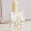 Lumanare De Botez Botez Fete Borangic Alb Ivoire