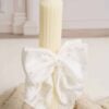 Lumanare De Botez Botez Fete Borangic Alb Ivoire