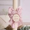 Lumanare De Botez Botez Fete Borangic Roz Pudratt L