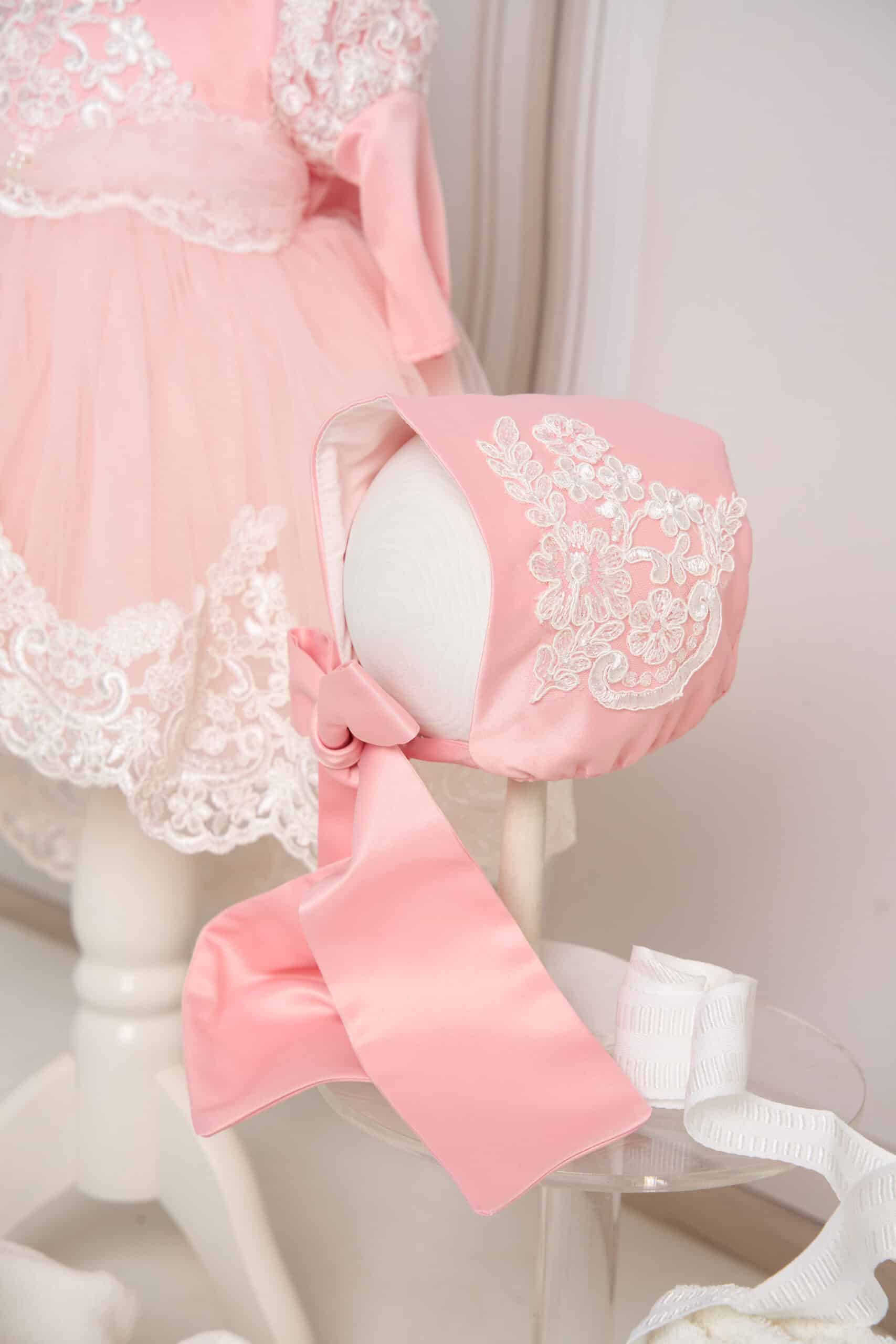 Rochiță Caroline - roz (mânecă lungă) 9 Rochiță Caroline - roz (mânecă lungă) - imagine 9