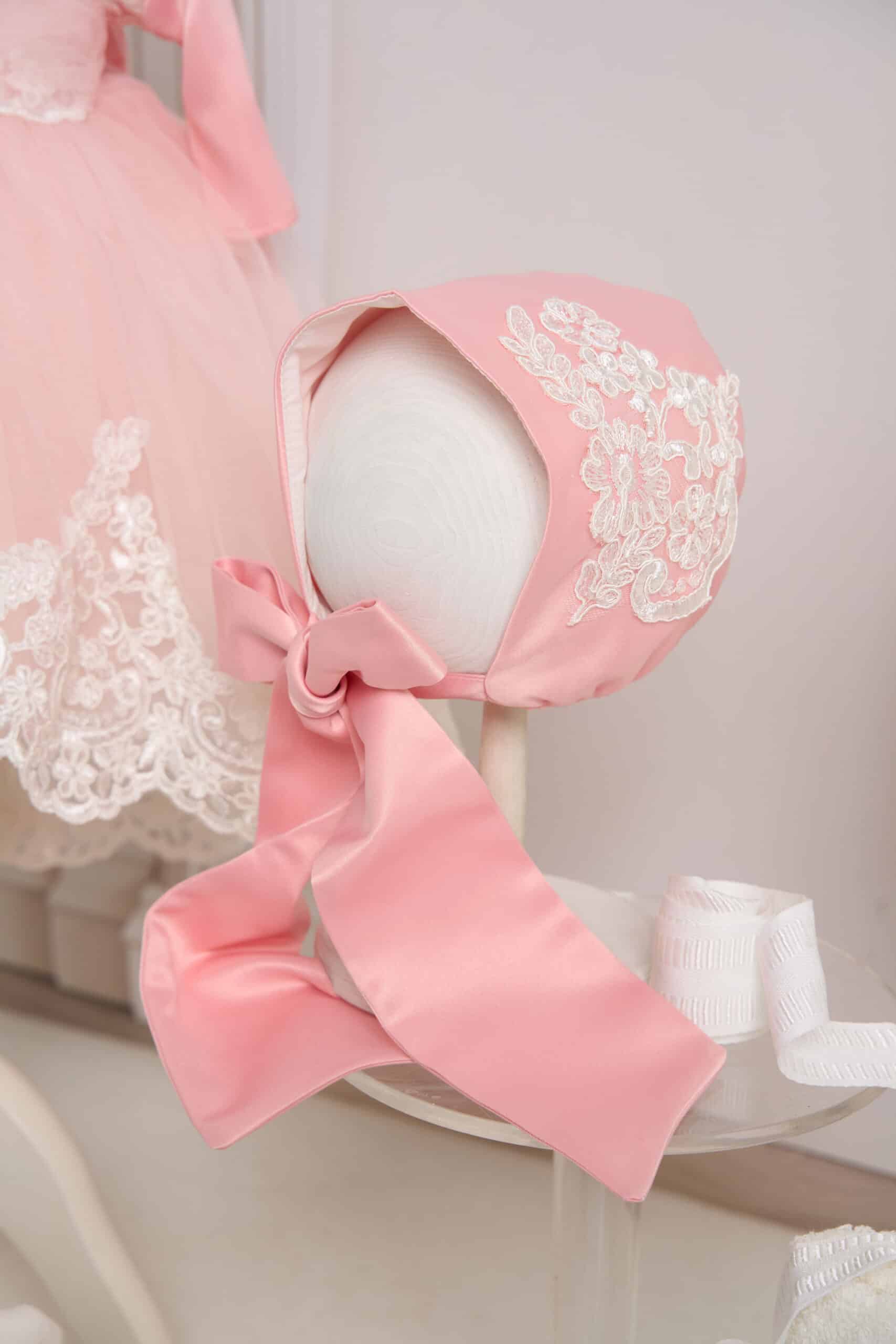 Rochiță Caroline - roz (mânecă lungă) 8 Rochiță Caroline - roz (mânecă lungă) - imagine 8