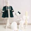 Rochie Leonor Catifea Verde