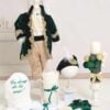 Set De Botez Esential Baieti Fabrizio Verde