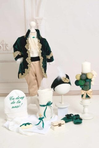 Set De Botez Esential Baieti Fabrizio Verde