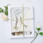 Set Cutie “Prima Băiță cu Nașii” - Tradiție, Iubire și Binecuvântare - olive