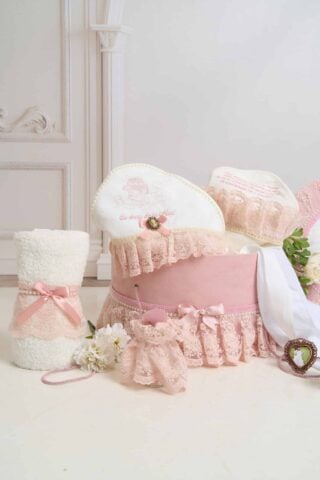 Pachet Botez Complet Volane Vintage Claire