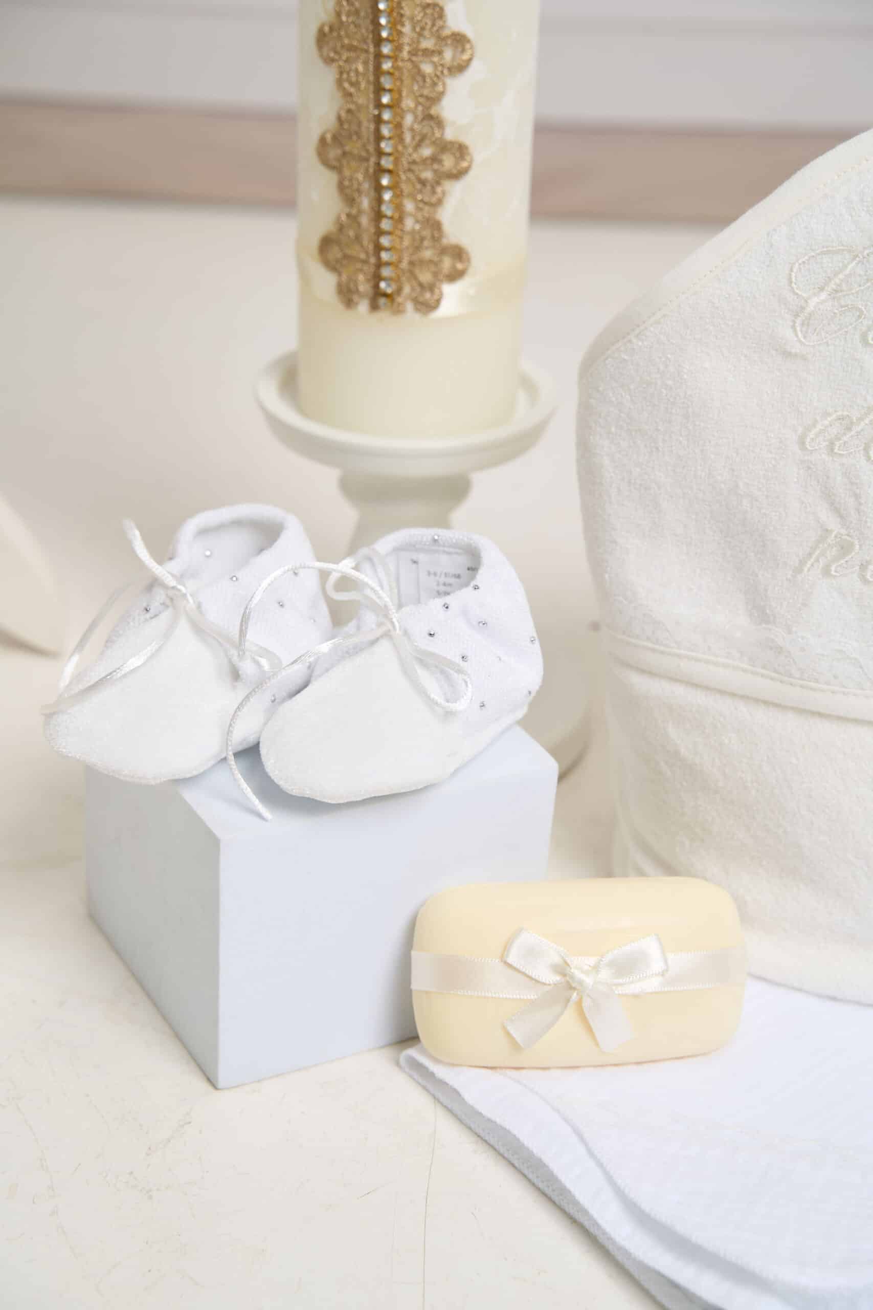 Set esențial de botez Serafim - Alb-ivoire 8 Set esențial de botez Serafim - Alb-ivoire - imagine 8