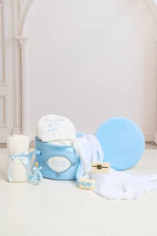 Pachet botez catifea colorata