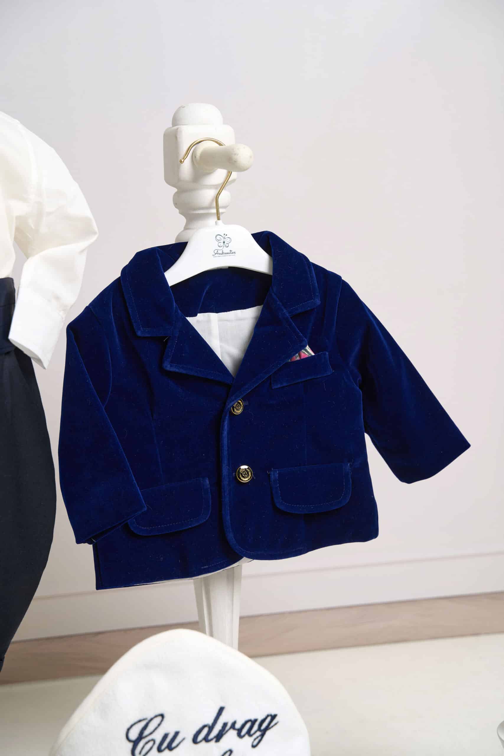 Set esențial de botez Ralph - Albastru 2 Set esențial de botez Ralph - Albastru - imagine 2