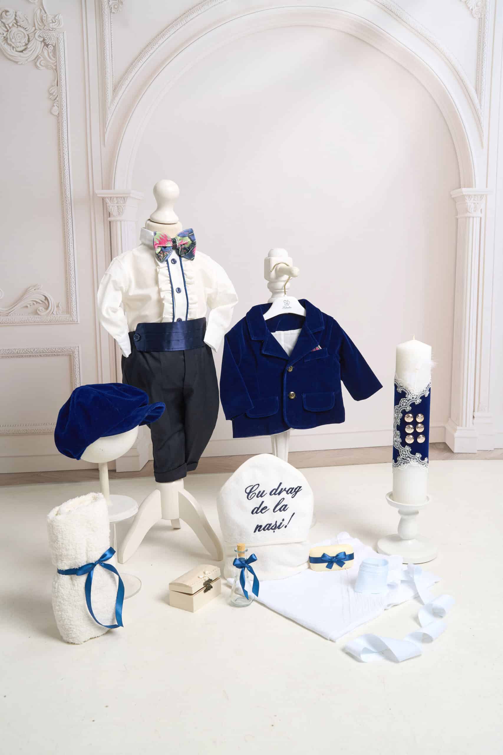 Set esențial de botez Ralph - Albastru 1 Set esențial de botez