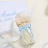 Trusou De Botez Dantela Fete Bleu