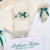 Trusou De Botez Dantela Fete Verde 2