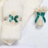 Trusou De Botez Dantela Fete Verde