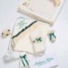 Trusou De Botez Dantela Fete Verde