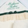 Trusou De Botez Dantela Fete Verde