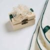 Trusou De Botez Dantela Fete Verde