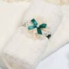Trusou De Botez Dantela Fete Verde