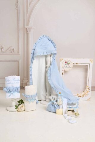 Trusou De Botez Divin Bebe Collection Bleu