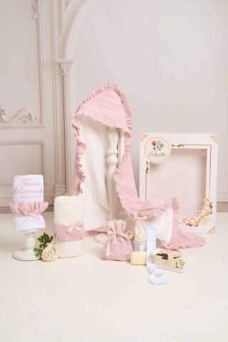 Trusou De Botez Divin Bebe Collection Roz
