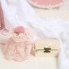 Trusou De Botez Perle Roz Truou Complet