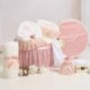 Trusou De Botez Perle Roz Truou Complet