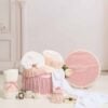 Trusou De Botez Perle Roz Truou Complet