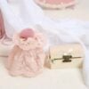 Trusou De Botez Perle Roz Truou Complet