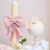 Trusou Complet De Botez Raza Borangic Roz Maneca Scurta
