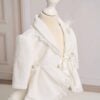 Bolero De Botez Catifea Ivoire