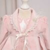 Bolero De Botez Catifea Roz