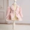Bolero De Botez Catifea Roz