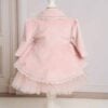Bolero De Botez Catifea Roz