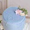 Cufar De Botez Buretat Oval Bleu