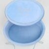 Cufar Oval Bleu Cu Personalizare