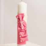 Lumânare botez A28 Monroe - Coral