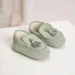 Mocasini botez BABYWALKER MI.1130 - mentă