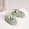 Mocasini Piele Intoarsa Babywalker Menta 2