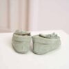 Mocasini Piele Intoarsa Babywalker Menta