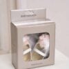 Pantofi Botez Floare Pene Ivoire