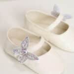 Pantofi botez fluture BABYWALKER MI.1658 - ivoire