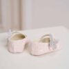 Pantofi Botez Fluture Roz