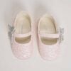 Pantofi Botez Fluture Roz