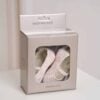 Pantofi Botez Fluture Roz