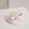 Pantofi Botez Fluture Roz