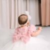 Rochita De Botez Rose Roz Vintage