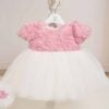 Rochita De Botez Rose Roz Vintage
