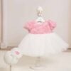 Rochita De Botez Rose Roz Vintage