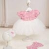 Rochita De Botez Rose Roz Vintage
