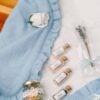 Set Baie Prima Baita Muselina Roz Prosop Capison Bleu